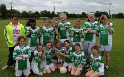 O’Dwyers U13 girls in the Division 4 Championship final