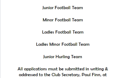 Applications For 2014 Management Positions