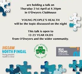 Young People’s Health in Mind Thurs 21st April